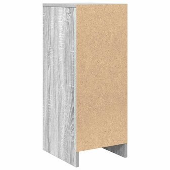 Dressoir 29,5x34x76 cm bewerkt hout grijs sonoma eikenkleurig 8