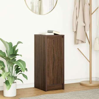Dressoir 29,5x34x76 cm bewerkt hout bruin eikenkleurig 1