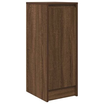 Dressoir 29,5x34x76 cm bewerkt hout bruin eikenkleurig 2