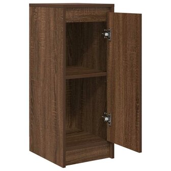 Dressoir 29,5x34x76 cm bewerkt hout bruin eikenkleurig 5