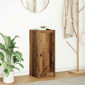 Dressoir 29,5x34x76 cm bewerkt hout oud houtkleurig 1