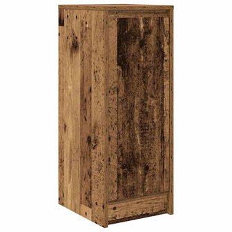 Dressoir 29,5x34x76 cm bewerkt hout oud houtkleurig 2