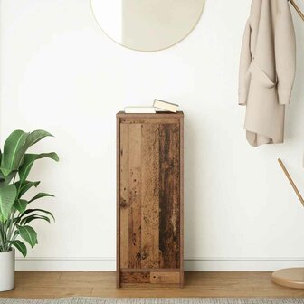 Dressoir 29,5x34x76 cm bewerkt hout oud houtkleurig 3