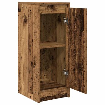 Dressoir 29,5x34x76 cm bewerkt hout oud houtkleurig 5