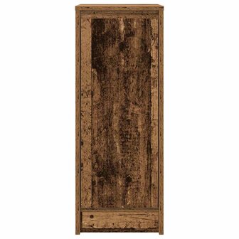 Dressoir 29,5x34x76 cm bewerkt hout oud houtkleurig 6