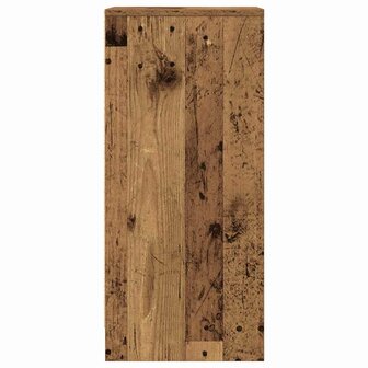 Dressoir 29,5x34x76 cm bewerkt hout oud houtkleurig 7