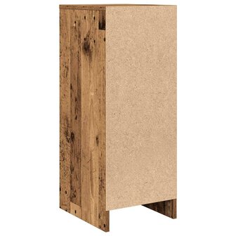 Dressoir 29,5x34x76 cm bewerkt hout oud houtkleurig 8