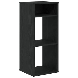 Boekenkast 34x31x80 cm bewerkt hout zwart 2