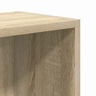 Boekenkast 31x24x52 cm bewerkt hout sonoma eikenkleurig 9
