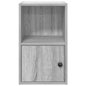 Boekenkast 31x24x52 cm bewerkt hout grijs sonoma eikenkleurig 5