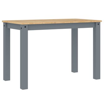 Eettafel Panama 117x60x75 cm massief grenenhout grijs 2