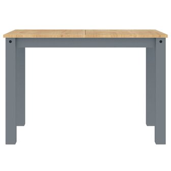 Eettafel Panama 117x60x75 cm massief grenenhout grijs 4