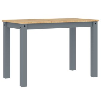 Eettafel Panama 117x60x75 cm massief grenenhout grijs 6