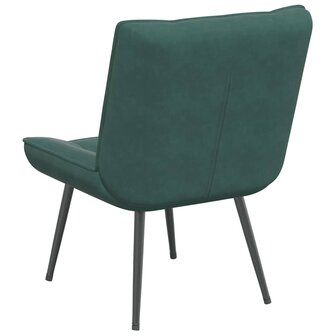 Relaxstoel 64x74x84 cm fluweel donkergroen 6