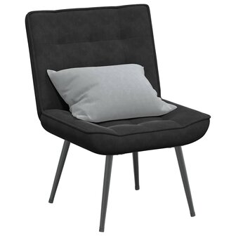 Relaxstoel 64x74x84 cm fluweel zwart 1