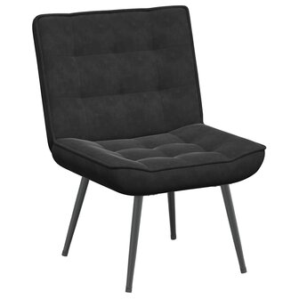 Relaxstoel 64x74x84 cm fluweel zwart 2