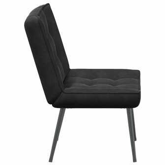 Relaxstoel 64x74x84 cm fluweel zwart 5
