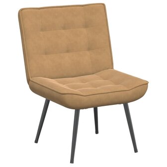 Relaxstoel 64x74x84 cm fluweel bruin 2