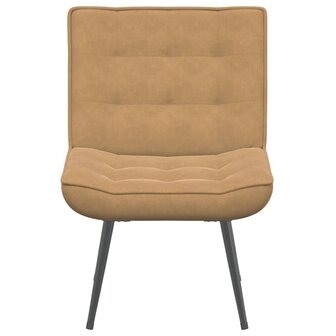 Relaxstoel 64x74x84 cm fluweel bruin 4
