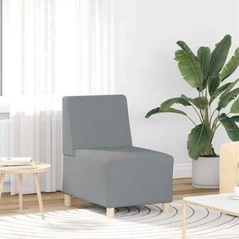 Fauteuil 55 cm stof lichtgrijs 1