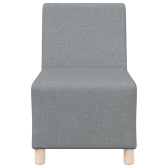 Fauteuil 55 cm stof lichtgrijs 4