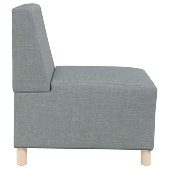 Fauteuil 55 cm stof lichtgrijs 5