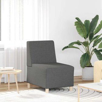 Fauteuil 55 cm stof donkergrijs 1