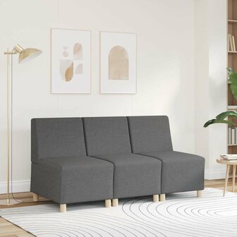 Fauteuil 55 cm stof donkergrijs 3