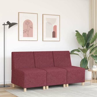 Fauteuil 55 cm stof wijnrood 3