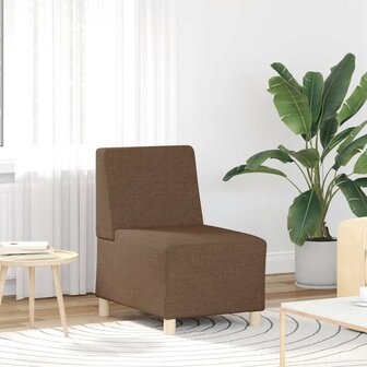 Fauteuil 55 cm stof bruin 1