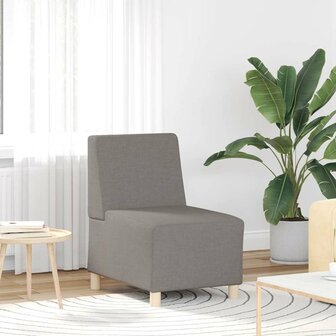 Fauteuil 55 cm stof taupe 1