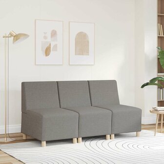 Fauteuil 55 cm stof taupe 3