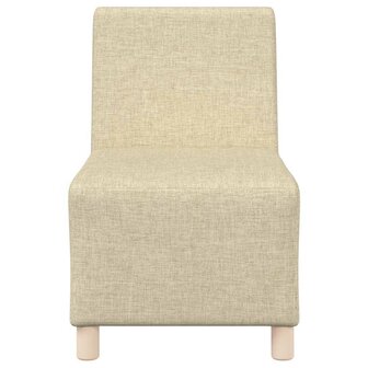 Fauteuil 55 cm stof cr&egrave;mekleurig 4