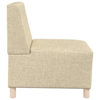 Fauteuil 55 cm stof cr&egrave;mekleurig 5