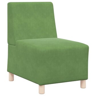 Fauteuil 55 cm fluweel lichtgroen 2