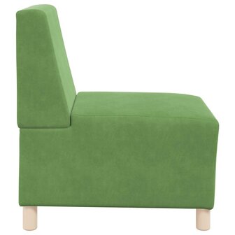 Fauteuil 55 cm fluweel lichtgroen 5