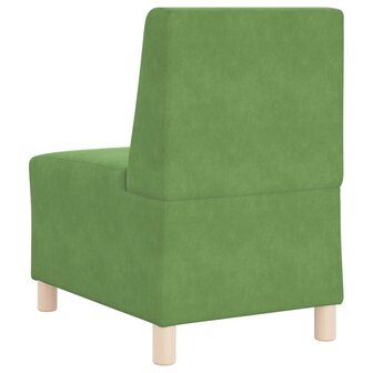 Fauteuil 55 cm fluweel lichtgroen 6