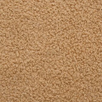 Fauteuil 55 cm gekrulde wolachtige stof beige 8