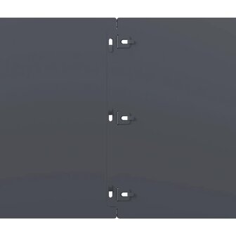 Gazonranden 10 st 25x103 cm koudgewalst staal antraciet 7