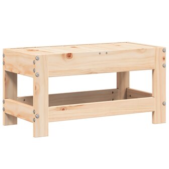 Tuinvoetenbank 62x30x32 cm massief grenenhout 2