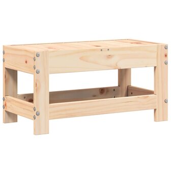 Tuinvoetenbank 62x30x32 cm massief grenenhout 6