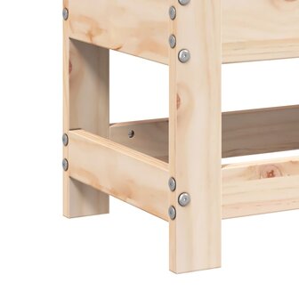 Tuinvoetenbank 62x30x32 cm massief grenenhout 7