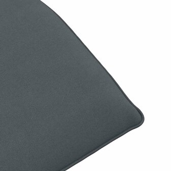 Ligstoel inklapbaar 175x54x8,5 cm Oxford stof antracietkleurig 9