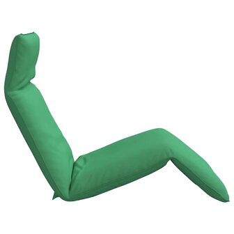 Ligstoel inklapbaar 175x54x8,5 cm oxford stof groen 5