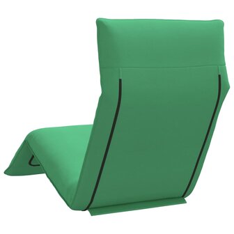 Ligstoel inklapbaar 175x54x8,5 cm oxford stof groen 6