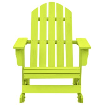 Schommelstoel Adirondack massief vurenhout groen 2