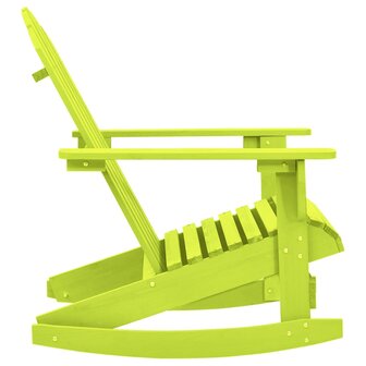 Schommelstoel Adirondack massief vurenhout groen 3