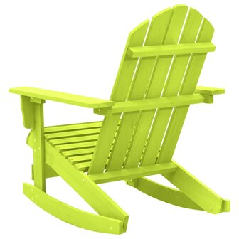 Schommelstoel Adirondack massief vurenhout groen 4