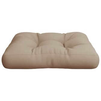 Palletkussen 60x61,5x10 cm stof taupe 5