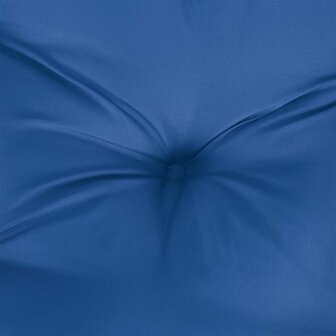 Palletkussen 58x58x10 cm stof blauw 7